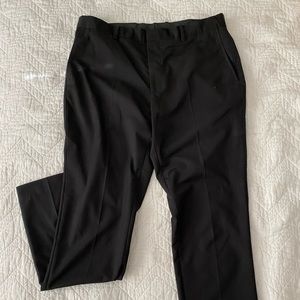 Men’s black slacks
